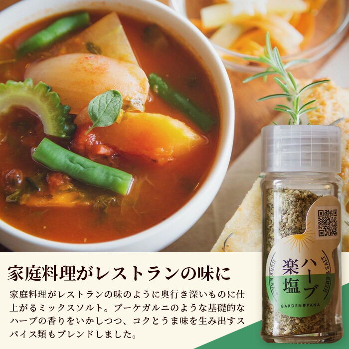 【ふるさと納税】調味料セット チャンプルの素25g＋ハーブ楽塩23g＋ドラゴンペッパー15g　瓶入×3本【 沖縄県 石垣市 石垣島 調味料 万能 石垣島産 セット 】PN-4 サムネイル3