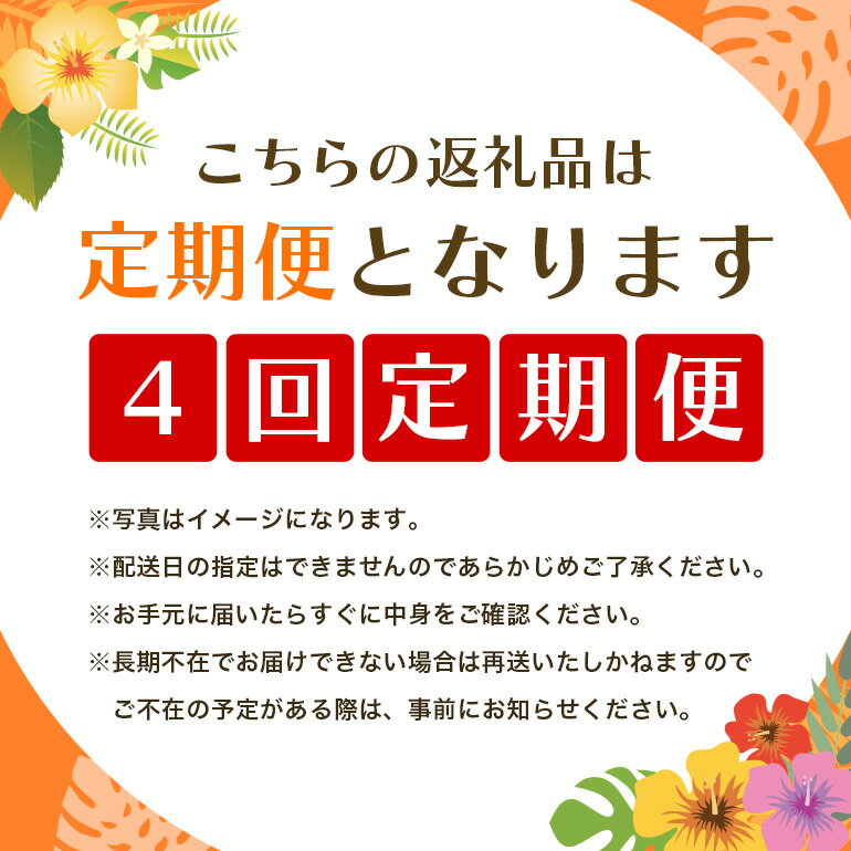 【ふるさと納税】【定期便全4回】沖縄 フルーツ 定期便 4回 パッションフルーツ マンゴー ドラゴンフルーツ フルーツ定期便 沖縄バナナ バナナ 旬 フルーツ 果物 くだもの 完熟マンゴー 沖縄マンゴー 定期便 季節の果物 産地直送 沖縄県 糸満市 送料無料 先行予約 サムネイル2