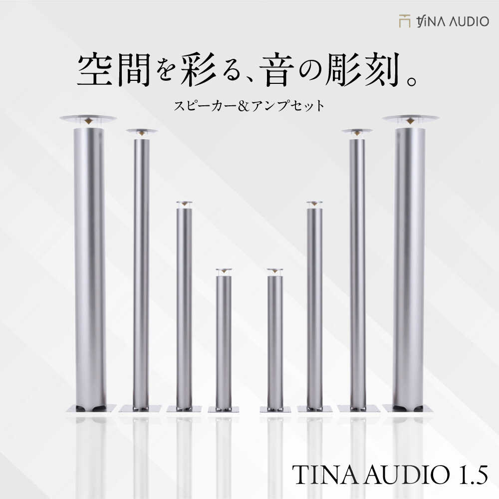 知名オーディオ TINA AUDIO 1.5 スピーカー＆アンプセット スピーカー サウンドバー 高音質 おすすめ おしゃれ 沖縄市 / 有限会社知名御多出横 [BCAB002]