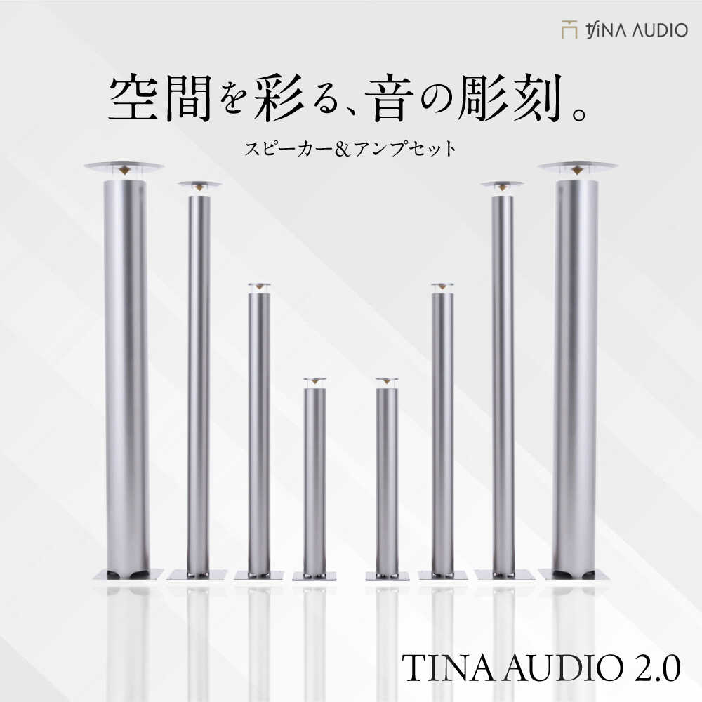 知名オーディオ TINA AUDIO 2.0 スピーカー＆アンプセット スピーカー サウンドバー 高音質 おすすめ おしゃれ 沖縄市 / 有限会社知名御多出横 [BCAB003]