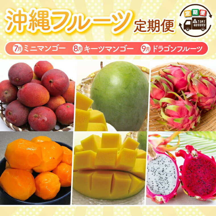 【先行予約】【2026年7月より順次発送】【3ヶ月定期便】沖縄フルーツ定期便(7・8・9月コース)｜フルーツ くだもの 果物 マンゴー キーツマンゴー ドラゴンフルーツ 名護パイン園 定期便 フルーツ定期便 先行予約 沖縄県 豊見城市(AC021)