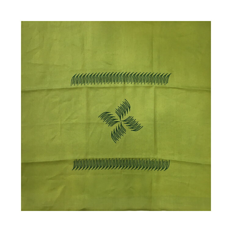 【ふるさと納税】ウージ染め大判風呂敷｜風呂敷 ウージ染め ウージ 染物 テーブルクロス さとうきび 沖縄 伝統 沖縄県 豊見城市(AI024) サムネイル3