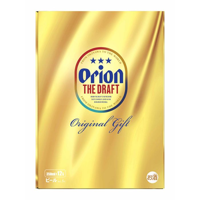 【ふるさと納税】オリオン・ザ・ドラフトビール 350ml缶×12本入 ギフトセット(AP135) | ビール 地ビール ご当地 アルコール 酒 ケース セット お祝い ギフト プレゼント 人気 おすすめ 送料無料 お取り寄せ 沖縄 離島 宮古島 サムネイル2