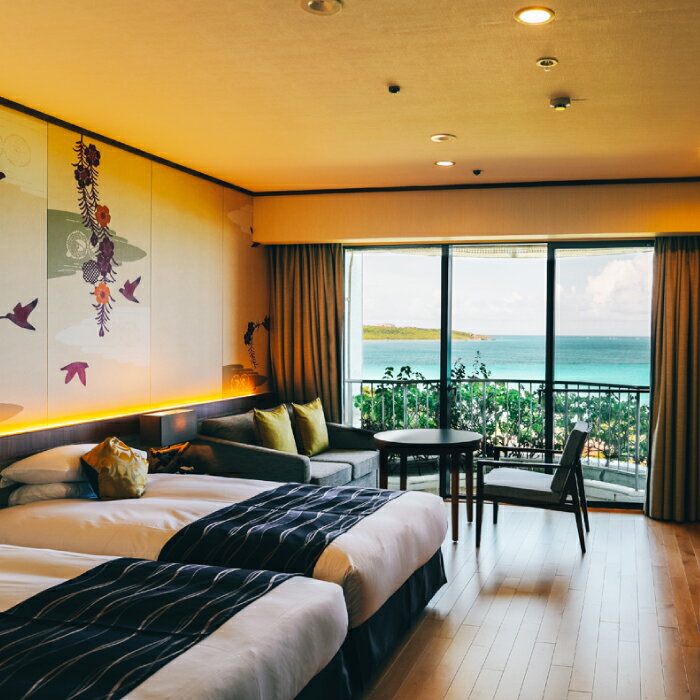 【ふるさと納税】宮古島東急ホテル＆リゾーツ　ペア宿泊券（1泊朝食付）スタンダードツイン　オーシャンビューのお部屋　沖縄 離島 宮古島 国内リゾート 南国リゾート ペア - 画像2