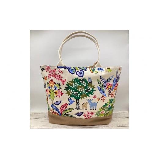 【ふるさと納税】紅型デザイントートバッグ(M) 南城散歩 サムネイル2