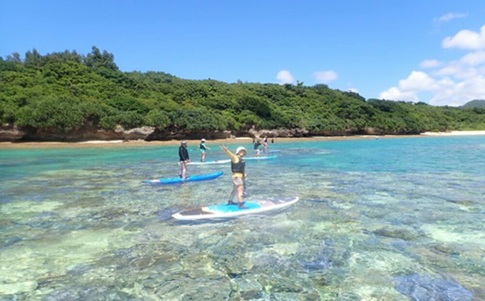 【ふるさと納税】今帰仁ブルーの海で楽しむSUP＆シュノーケリングツアー又はシーカヤック＆シュノーケリングツアー - 画像3