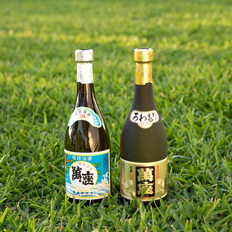 【ふるさと納税】酒 泡盛 琉球泡盛「 萬座 」 2本セット ｜ ブラック 3年古酒 43度 ＆ 萬座 30度（ 720ml × 各1 ） | 泡盛 古酒 お酒 さけ 恩納村 琉球 沖縄 人気 おすすめ 送料無料 ギフト 楽天ふるさと納税 サムネイル3