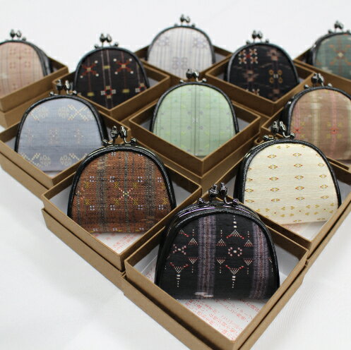 【ふるさと納税】【伝統工芸　読谷山花織】月丸小銭入れ サムネイル3