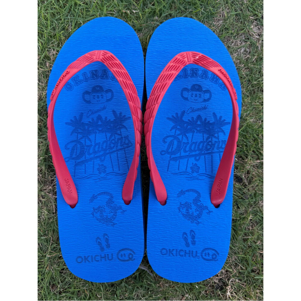 【サイズ選択可】プロ野球コラボ島ぞうり(中日ドラゴンズ) | 沖縄 プロ野球 中日 中日ドラゴンズ ドラゴンズ 島ぞうり 旅行 美浜 トラベル キャンプ 人気 おすすめ 北谷 ちゃたん おすすめ