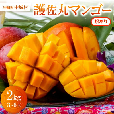 【2026年6月下旬から順次発送・訳あり】護佐丸マンゴー2.0kg(3～6玉)【配送不可地域：離島】【1681755】
