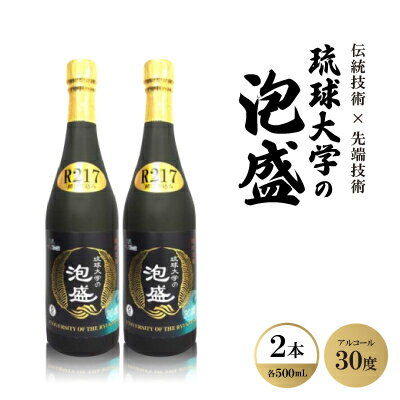 伝統技術×先端技術「琉球大学の泡盛30度 R217」500ml×2本【1500943】