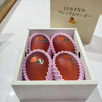【ふるさと納税】【2026年6月から順次発送】糖度15度以上!JAおきなわが厳正したプレミアムマンゴー4玉【配送不可地域：離島】【1642600】 サムネイル3