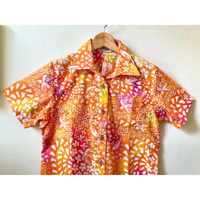 【セミオーダー】Doucattyコラボ・手捺染シャツ(花鳥)【1399159】