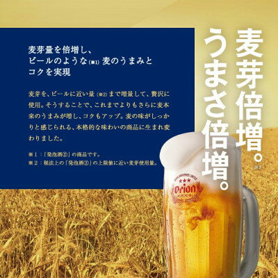 【ふるさと納税】沖縄限定 オリオン麦職人 350ml×48本 爽快な後味の発泡酒!【1644484】 サムネイル2