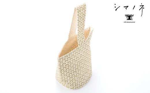 【ふるさと納税】＜シマノネ＞バケツトート　パイナップル青海波 サムネイル2