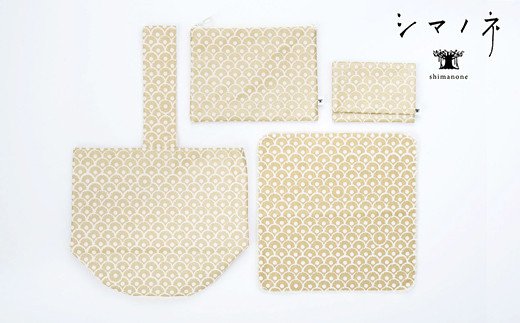 【ふるさと納税】＜シマノネ＞バケツトート　パイナップル青海波 サムネイル3