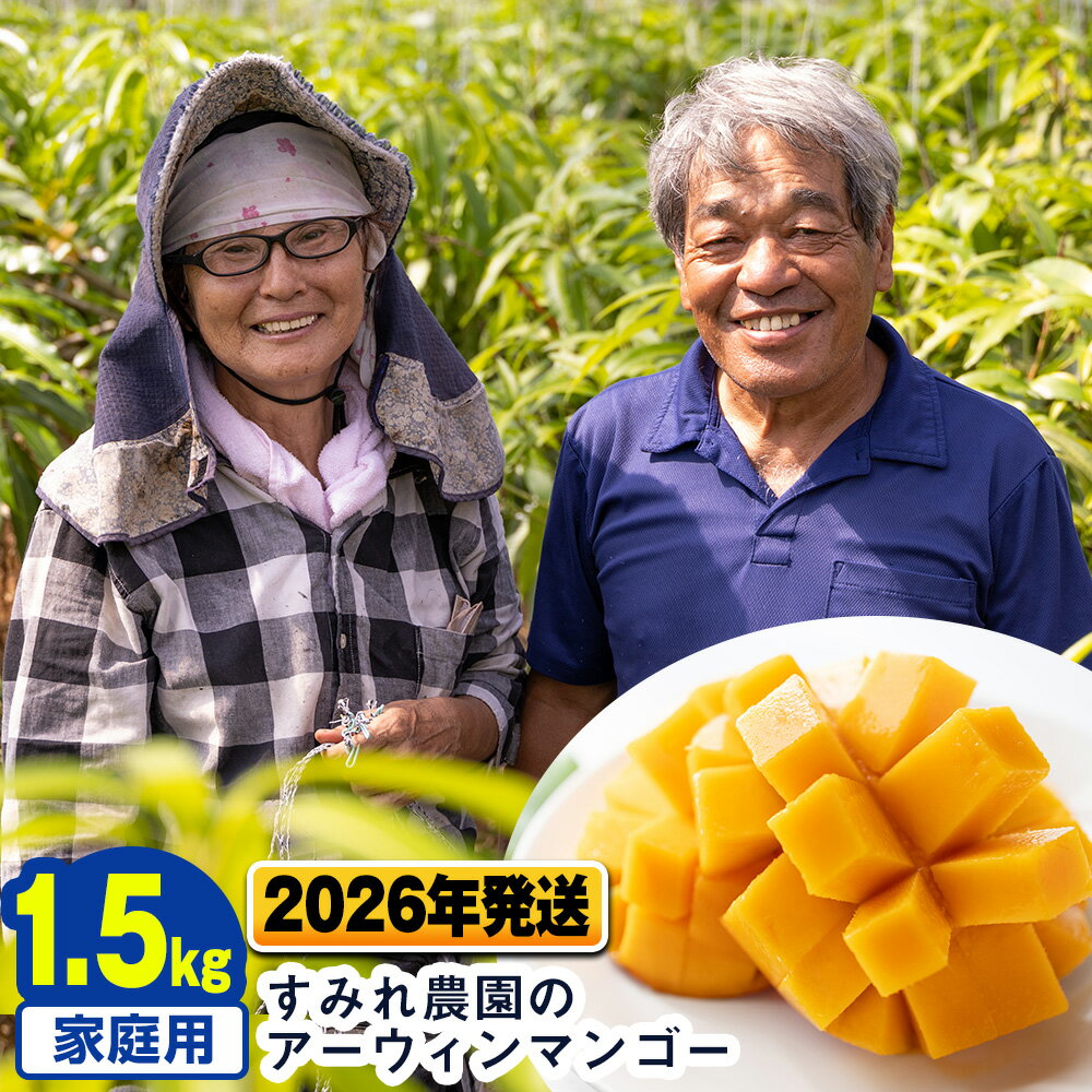 【2026年発送】すみれ農園のアーウィンマンゴー家庭用1.5kg