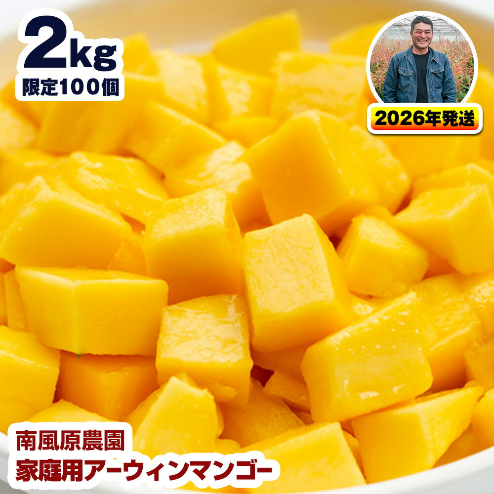 【2026年発送】南風原農園　家庭用アーウィンマンゴー2kg