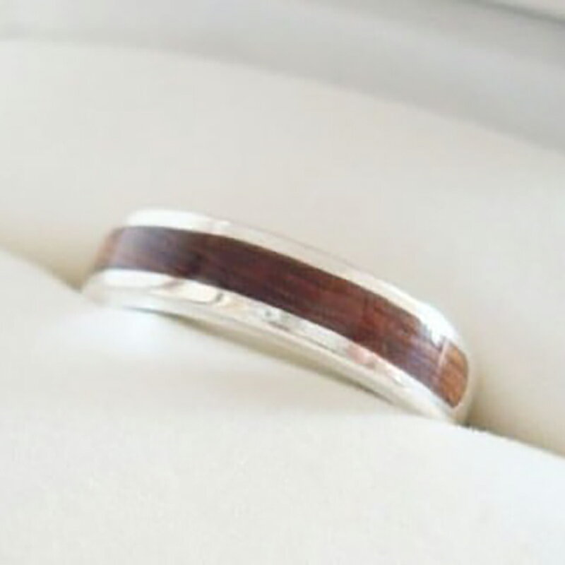 【ふるさと納税】【グレイン】屋久杉リング −添（Sou）− - メンズ レディース 男性 女性 アクセサリー 贈り物 ギフト おしゃれ お揃い 指輪 木製品 一点物 人気 おすすめ 沖縄県 八重瀬町 サムネイル2