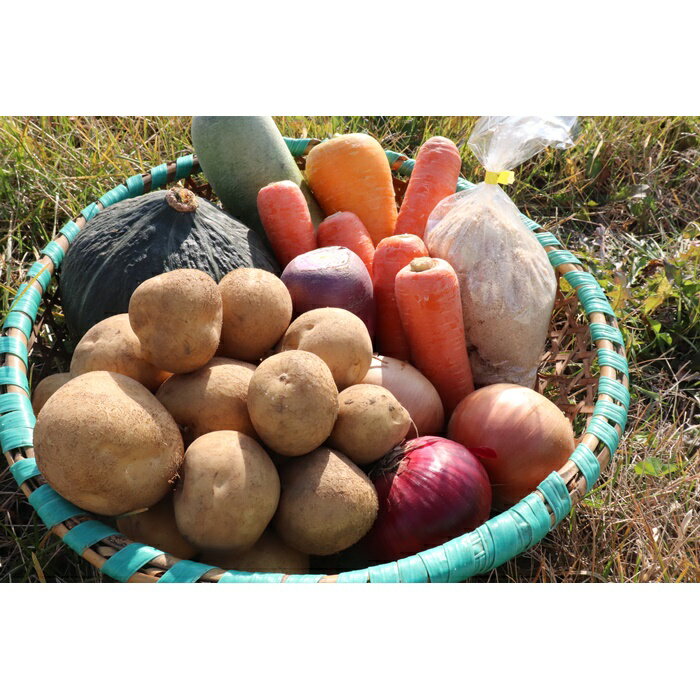 秋の真狩味覚セットA(じゃがいも5Kgと旬の農産物詰め合わせ)【2025年産】北海道真狩村産 お楽しみ 詰め合わせ【0110101】