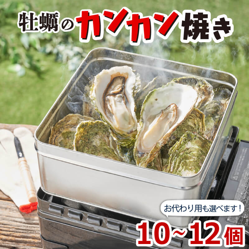 殻付かきのカンカン焼きセット大10個 おかわり用大12個 加熱用 かき 牡蠣 カキ オイスター oyster アヒージョ バーベキュー BBQ フライ 揚げ物 鍋 ごはん 夕飯 おかず おつまみ 晩酌 米 贈答品 お中元 お歳暮 大船渡 三陸 岩手県 国産