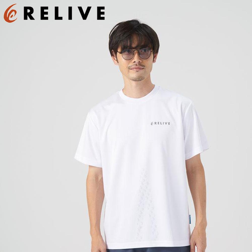 リライブスポーツ/半袖/ホワイト(6サイズより選択可)【ファッション 服 Tシャツ カットソー 衣料 トップス 人気 女 男 スポーツ ゴルフ ウェア アウトドア 仙台市 リラックス カジュアル シンプル トレンド 春 夏 秋 冬 メンズ レディース ユニセックス】