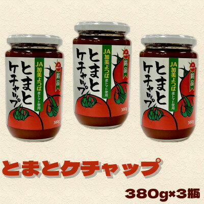 とまとケチャップ 380g×3個【配送不可地域:離島・沖縄県】【1307531】