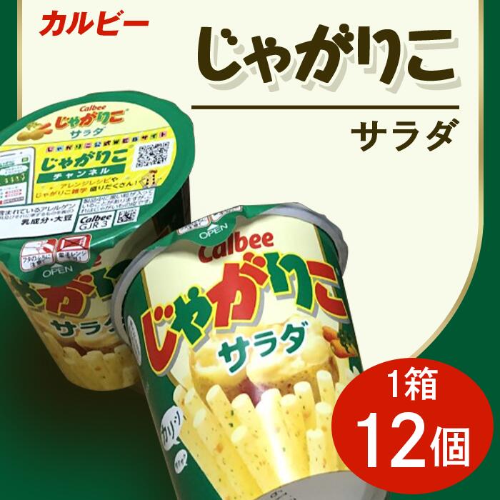 じゃがりこ カルビーじゃがりこサラダ1箱(12個)【下妻工場産】