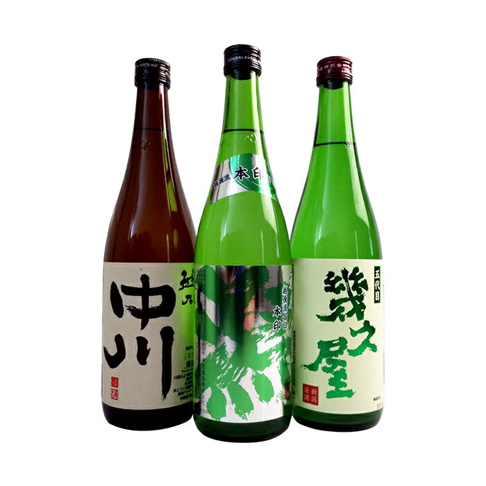 日本酒 飲み比べ 新潟 C1-40A越後銘門酒会オリジナル飲み比べセット(720ml×3本)