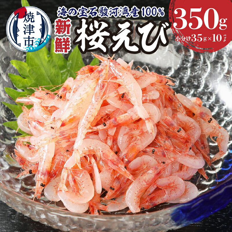 桜えび 生 刺身 魚 冷凍 天然 焼津 35g×10パック 静岡県漁連 a10-420
