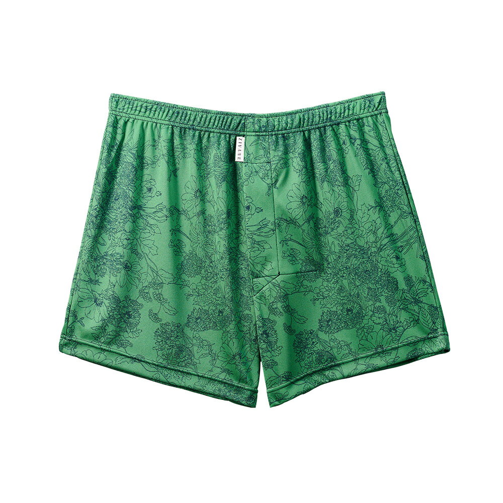 メンズ 下着 ショートトランクス 04/ZIVANE/Botanical Green 1枚/締め付け感の無い/専用BOX付き アンダーウェア