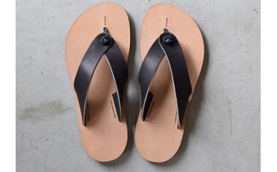 本格牛革 サンダル 黒 22.0cm-27.5cm レザー フットウェア シューズ 靴 メンズ レディース ユニセックス 革製品 レザークラフト 履きやすい 歩きやすい 快適 オールシーズン カジュアル 普段履き 外出 散歩 通勤 通学 宿毛市 高知県 60000円