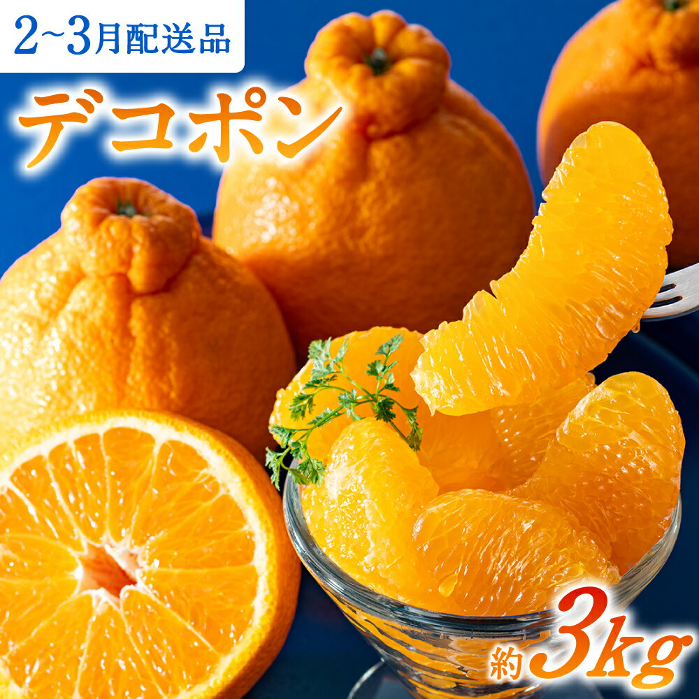 【昨年も大人気】デコポン(約3kg程度)☆2026年配送分予約受付中☆ 不知火 柑橘 フルーツ .AA075