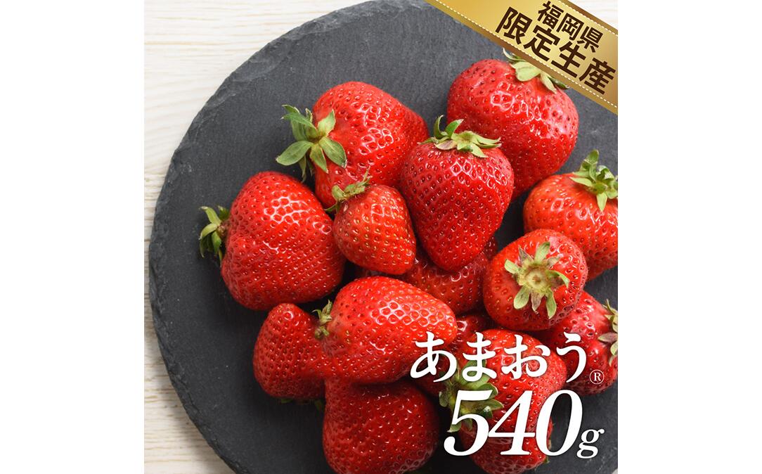 人気No.1獲得謝礼品★限定品★あまおう約540g(先行受付.2026年1月以降発送) いちご 苺 高級 フルーツ【あまおう】 .A1381