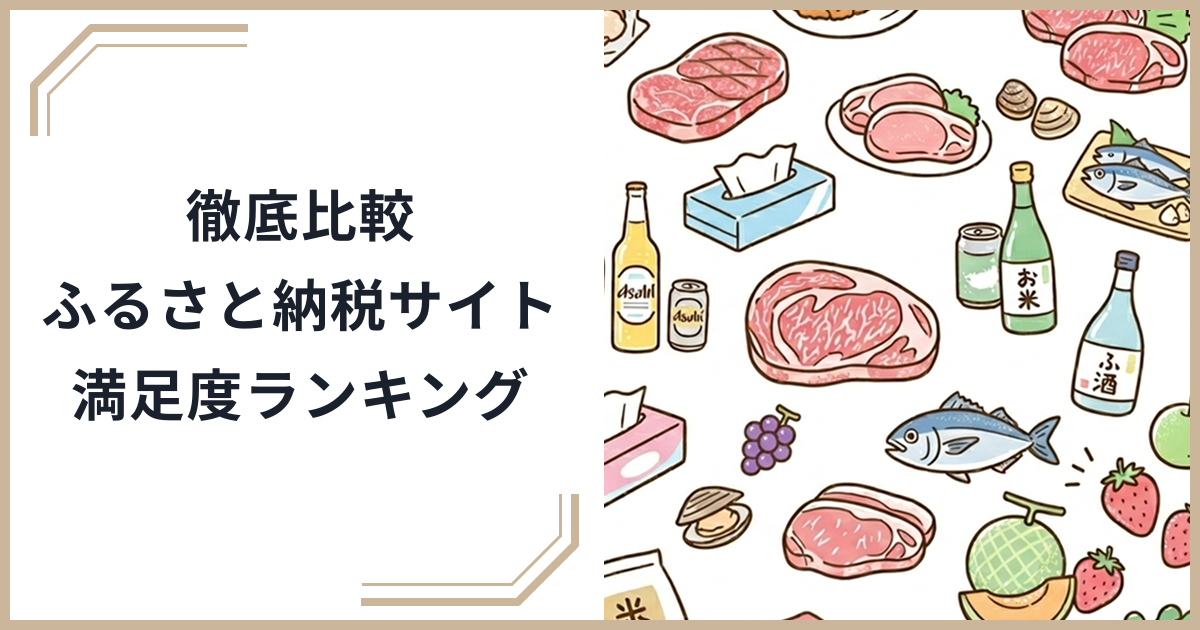 【2025年最新】ふるさと納税サイト徹底比較！利用者満足度ランキングと賢い選び方のサムネイル