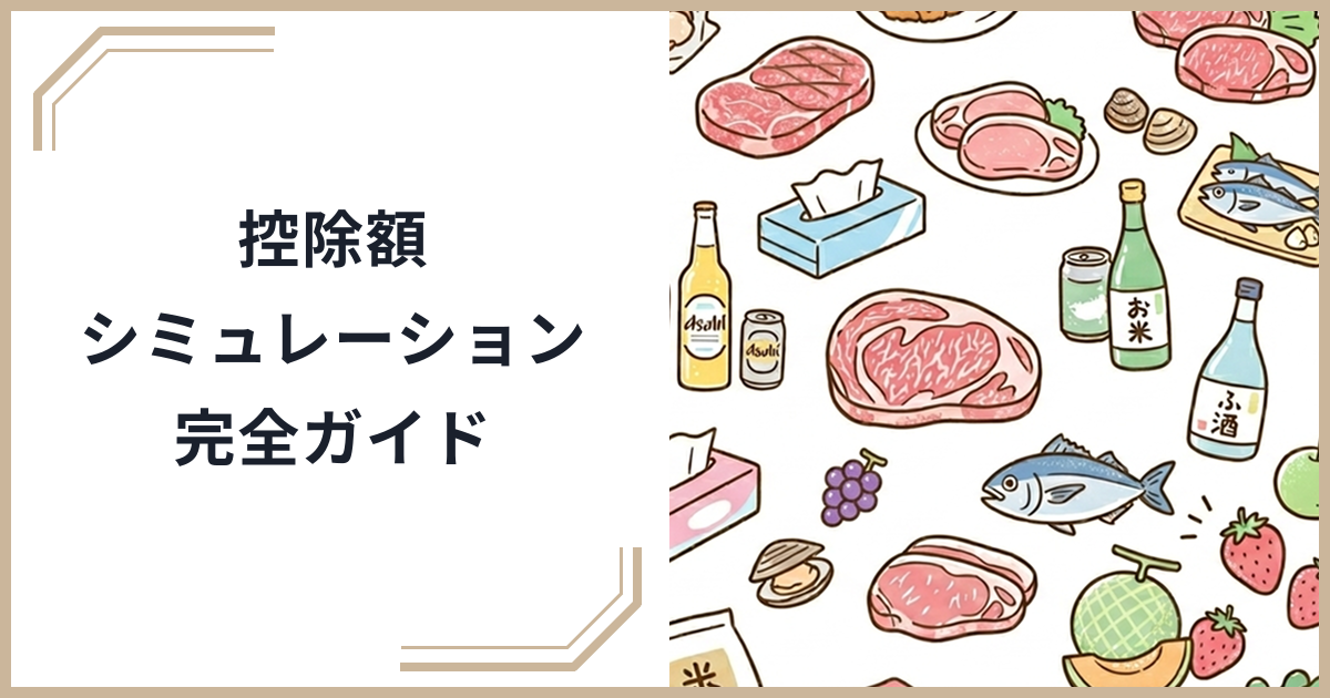 【2026年最新】ふるさと納税の控除額シミュレーション完全ガイド|年収・家族構成別の節税額を解説のサムネイル
