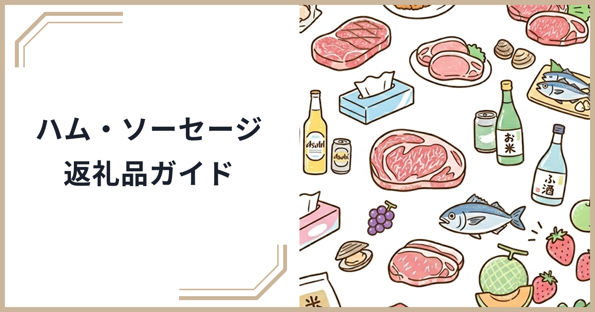 ふるさと納税でハム・ソーセージ・ベーコンをゲット！精肉加工品の充実したラインナップと選び方のサムネイル